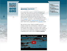 Tablet Screenshot of buceo-madrid.com